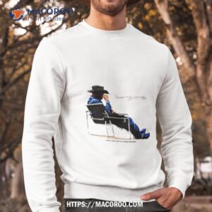 bad bunny sitting cowboy shirt sweatshirt
