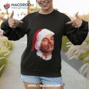 bad santa smoking graphic shirt sweatshirt 1