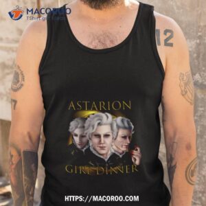 baldur s gate design of astarion girl dinner shirt tank top