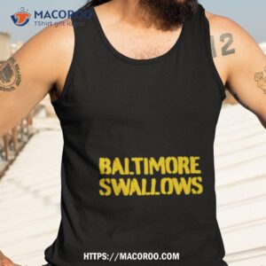 baltimore swallow shirt tank top 3