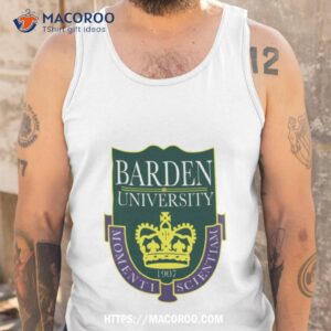 barden university green logo shirt tank top