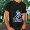 Barry Sanders Detroit Lions Homage Retired Player Caricature T Shirt
