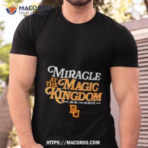 Baylor Football Miracle At The Magic Kingdom 9 30 23 Shirt