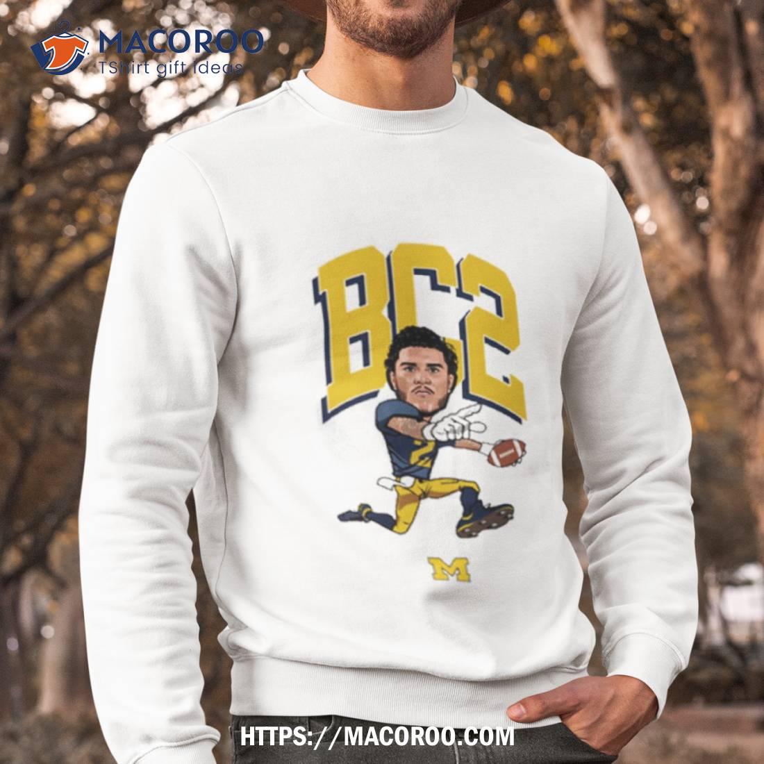 Bc2 University Of Michigan Football Blake Corum Caricature Shirt