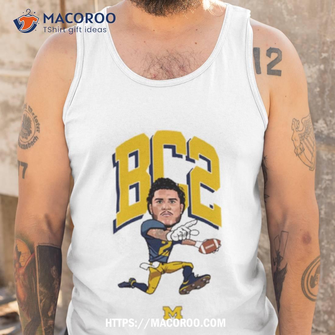 Bc2 University Of Michigan Football Blake Corum Caricature Shirt Bc2 University Of Michigan Football Blake Corum Caricature Shirt
