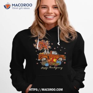 Beagle Pumpkins Truck Leaf Autumn Fall Thanksgiving T Shirt