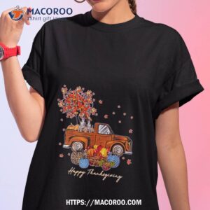 Beagle Pumpkins Truck Leaf Autumn Fall Thanksgiving T Shirt