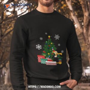 beaky buzzard around the christmas tree shirt sweatshirt