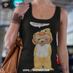 bear hello why so serious shirt tank top 4