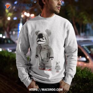 bearbrick x nike tech fleece n98 10th anniversary heather grey t shirt sweatshirt