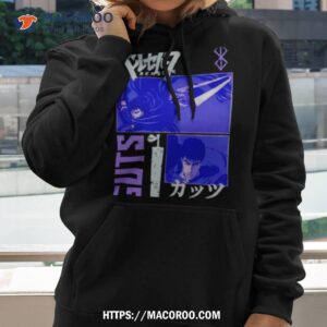 berserk guts the black swordsman purple panel shirt hoodie 2