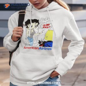 Betty Boop And Bart Simpson American Airlines Shirt