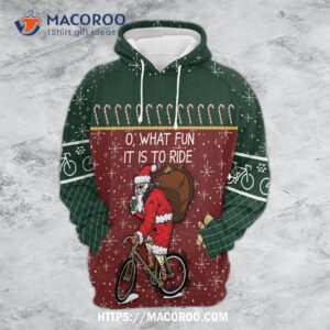 bicycle gosblue 3d printed graphic hoodies sublimation christmas print 0