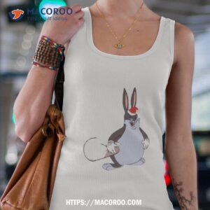 big chungus christmas santa range shirt tank top 4