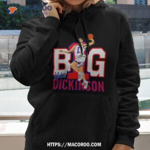 big hunter dickinson kansas jayhawk signature shirt hoodie 2