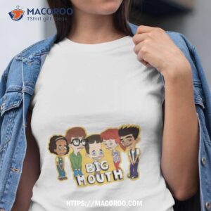 Big Mouth Cartoon Characters T Shirt