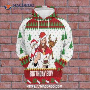 Jesus Birthday All Over Print 3D Hoodie