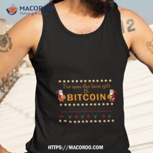 bitcoin logo crypto currency christmas shirt tank top 3