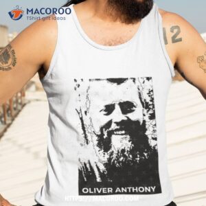 black and white oliver anthony shirt tank top 3
