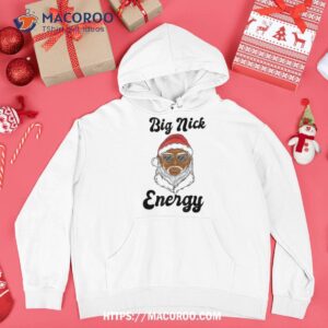 black big nick energy santa claus afro african american shirt hoodie