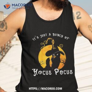 black cat moon funny halloween costume bunch of hocus pocus shirt tank top 3