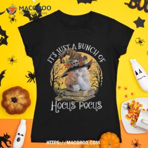 Black Cat Moon Funny Halloween Costume Bunch Of Hocus Pocus Shirt