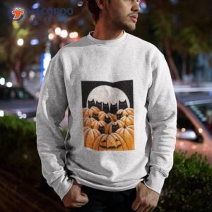 black cats in the pumpkin patch shirt sweatshirt