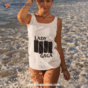 black flag lady gaga logo parody shirt tank top