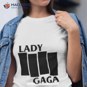Black Flag Lady Gaga Logo Parody Shirt