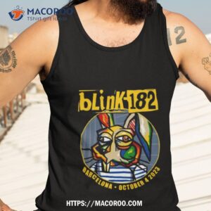 blink 182 barcelona oct 4 2023 event shirt tank top 3