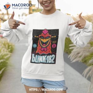 blink 182 event poster with the story so far from october 9 2023 in accor arena paris france world tour t shirt sweatshirt