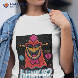 Blink 182 Event Poster With The Story So Far From October 9 2023 In Accor Arena Paris France World Tour T Shirt