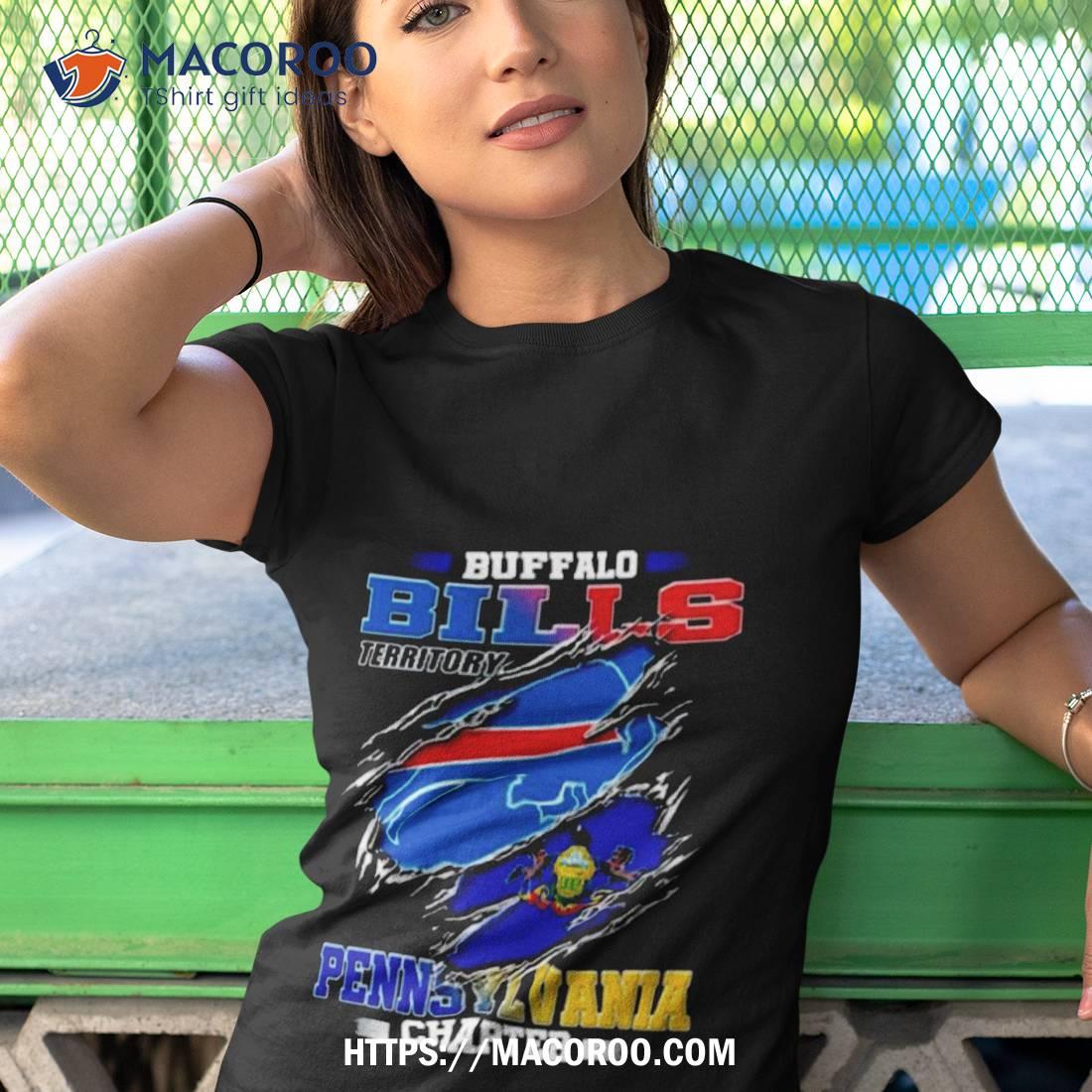 Blood Inside Buffalo Bills Territory Pennsylvania Chapter T Shirt Blood Inside Buffalo Bills Territory Pennsylvania Chapter T Shirt