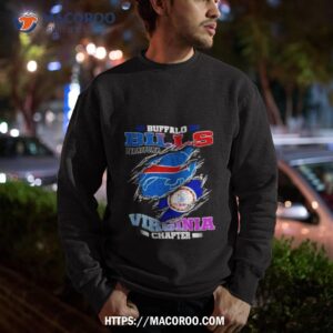 blood inside buffalo bills territory virginia chapter t shirt sweatshirt
