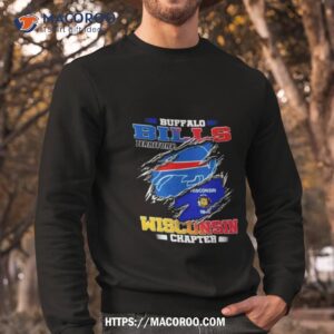 blood inside buffalo bills territory wisconsin chapter t shirt sweatshirt