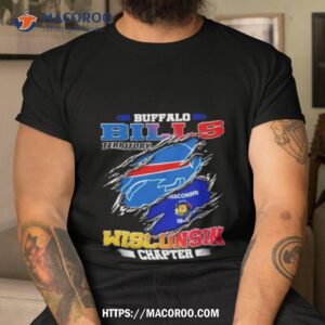 Blood Inside Buffalo Bills Territory Wisconsin Chapter T Shirt