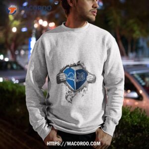 blood inside me detroit lions and detroit tigers 2023 shirt sweatshirt