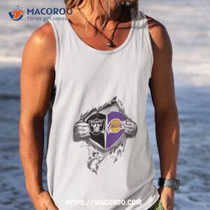 blood inside me las vegas raiders and los angeles lakers 2023 shirt tank top