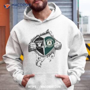 Blood Inside Me Las Vegas Raiders And Oakland Athletics 2023 Shirt