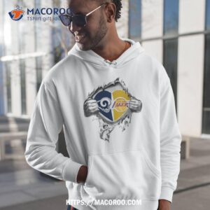 Blood Inside Me Los Angeles Rams And Los Angeles Lakers 2023 Shirt