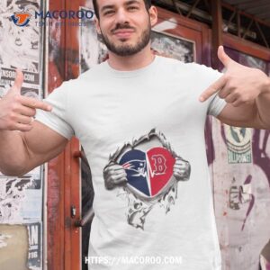 Blood Inside Me New England Patriots And Boston Red Sox 2023 Shirt
