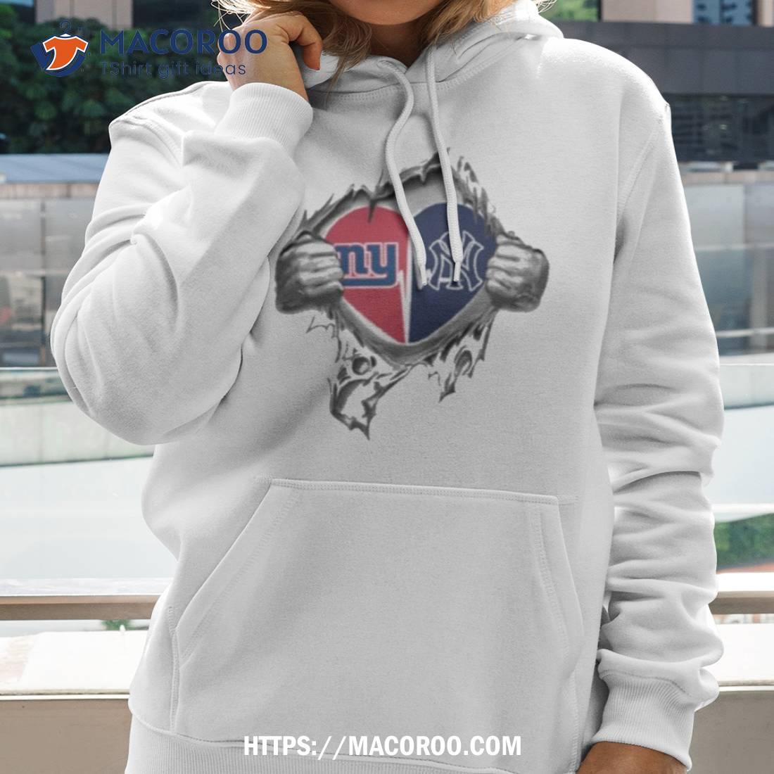 Blood Inside Me New York Giants And New York Yankees 2023 Shirt