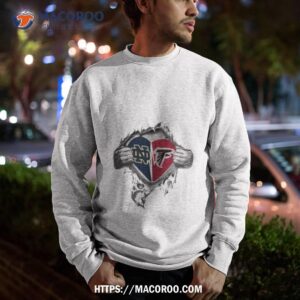 blood inside me notre dame fighting irish and atlanta falcons 2023 shirt sweatshirt