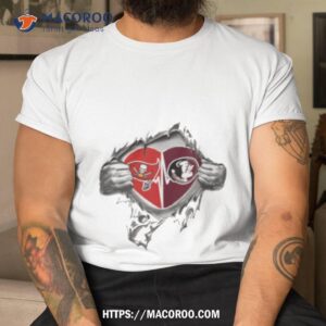 Blood Inside Me Tampa Bay Buccaneers And Florida State Seminoles 2023 Shirt