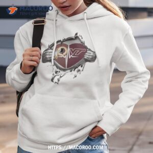 Blood Inside Me Washington Redskins And Virginia Tech Hokies 2023 Shirt