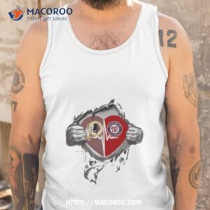 blood inside me washington redskins and washington nationals 2023 shirt tank top