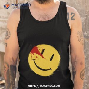 bloody smile watchmen icon shirt tank top