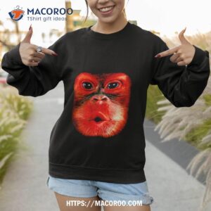 blowing monkey shirt sweatshirt