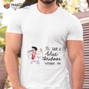 blue christmas shirt tshirt