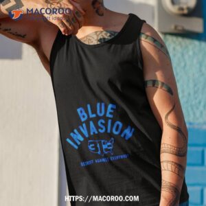 blue invasion detroit against everybody shirt tank top 1